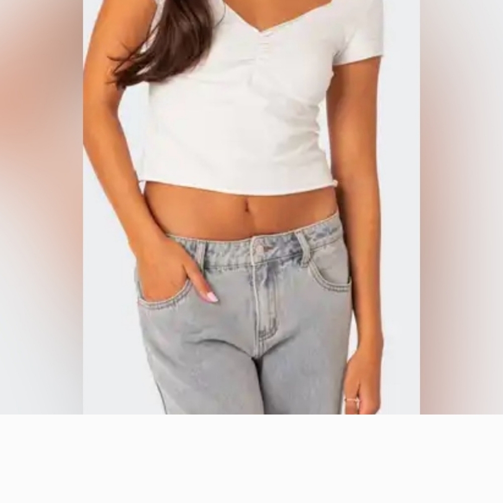 Weworewhat Ruched Top